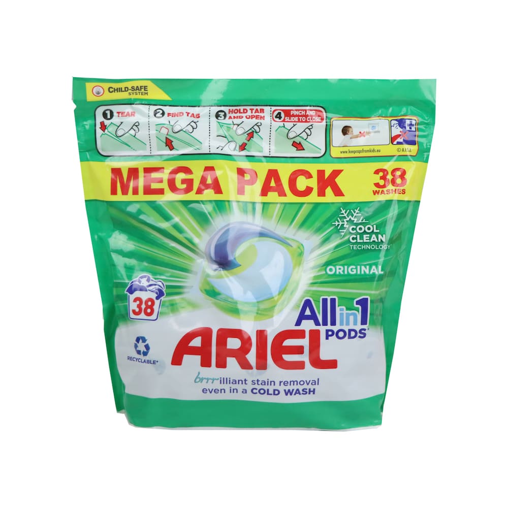 Ariel Original Laundry All-in-1 38 Pods