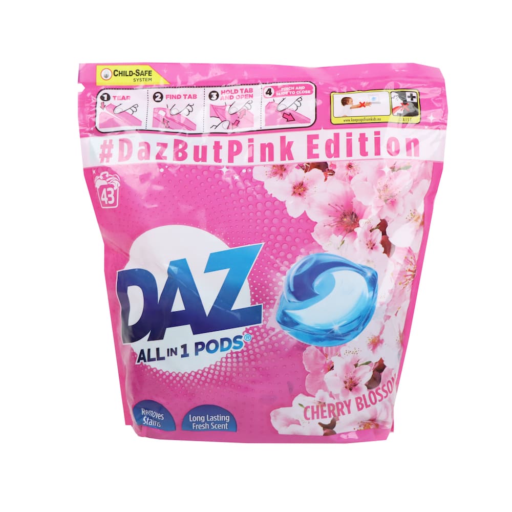 [P&G] DAZ All-in-1 Laundry Pods Cherry Blossom 43pcs