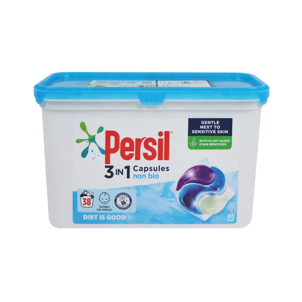 Persil Non Bio 3-in-1 Washing Capsules 38 Pods