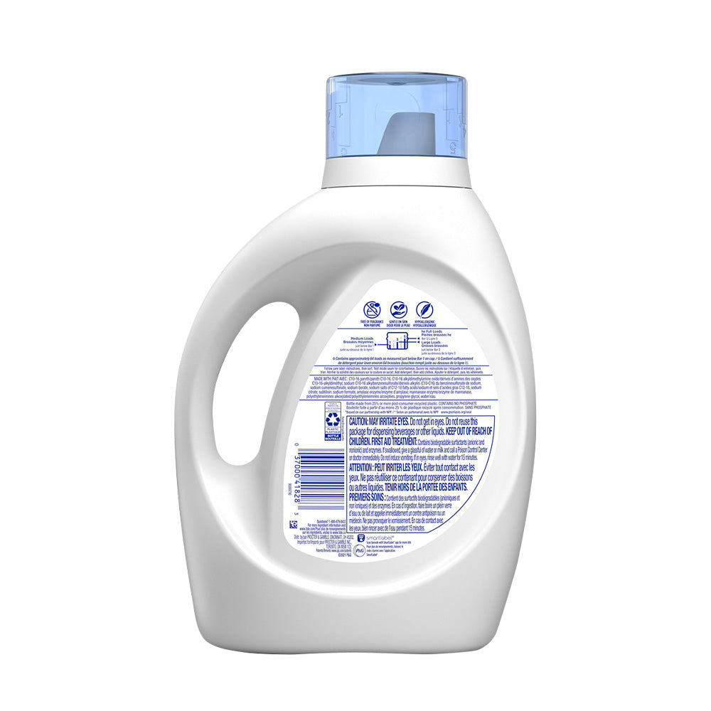 [P&G] Tide Free & Gentle Laundry Liquid Detergent for Sensitive Skin 2.72L