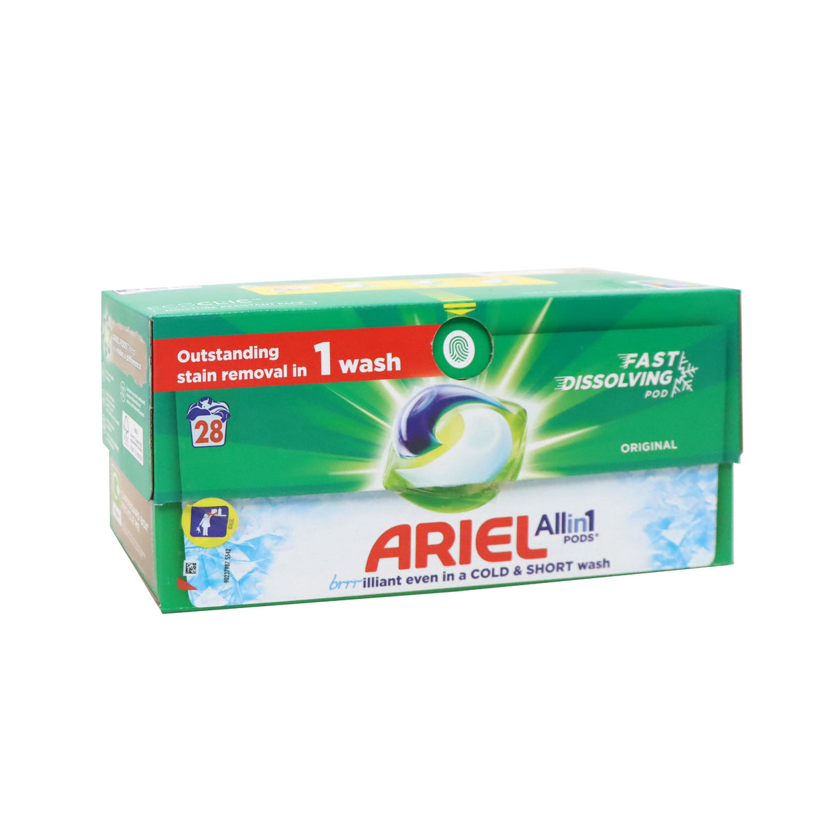 Ariel 全效經典洗衣球 環保紙盒裝 28粒裝