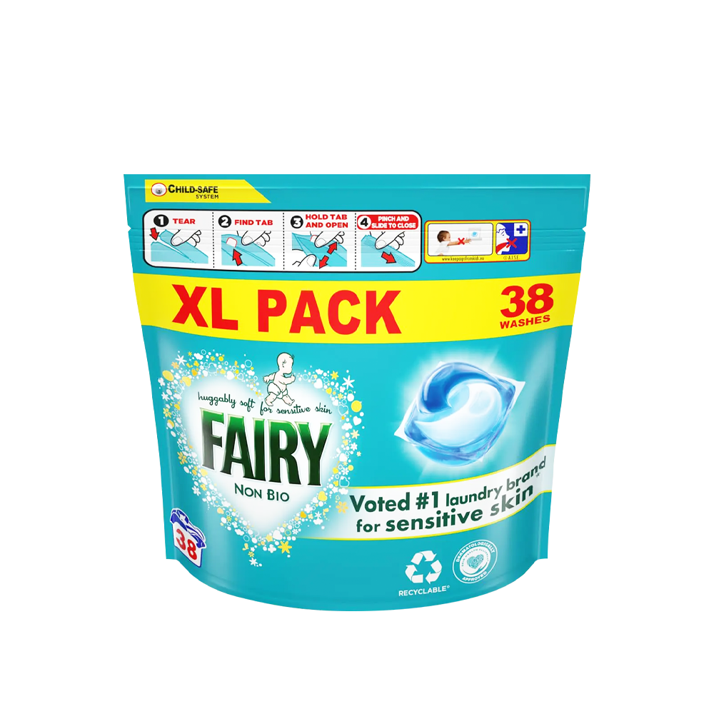 [P&G] Fairy Non Bio 無酵素防敏洗衣球 38粒