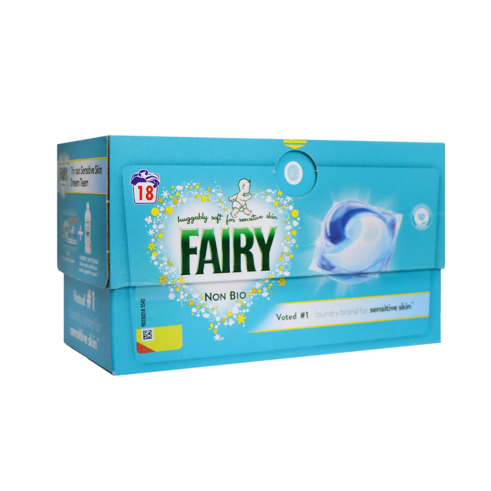 [P&G] Fairy Non Bio Laundry Liquid Pods 18pcs