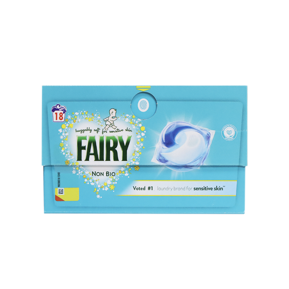 [P&G] Fairy Non Bio Laundry Liquid Pods 18pcs