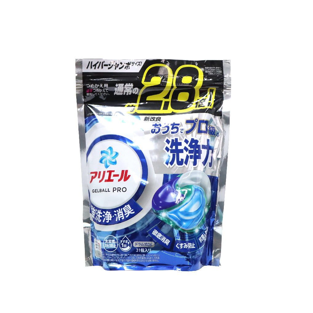 Ariel 4D Carbonic Acid Functional Laundry Gel Ball Pro 31pcs