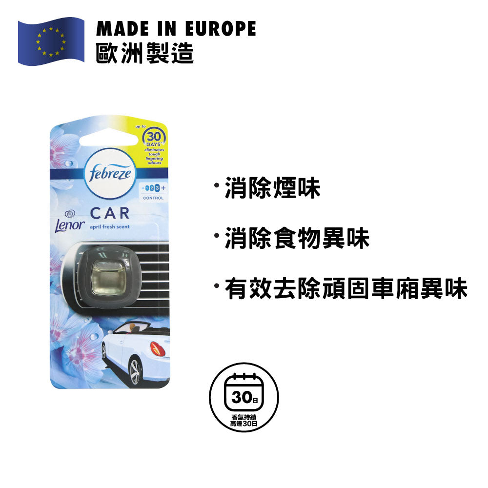 [P&amp;G] Febreze Car Air Freshener (April Fresh Scent)