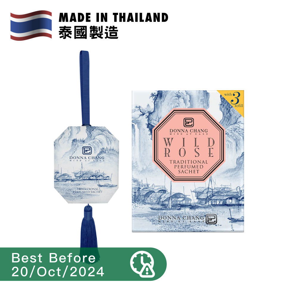 [BB] Donna Chang Wild Rose Perfumed Sachet 60g (with 3ml Refill)