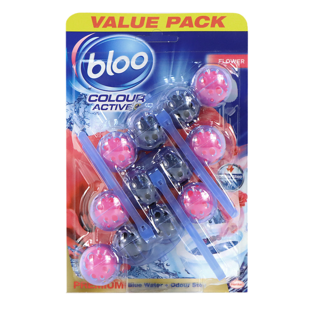 Bloo Colour Active Toilet Block 3pcs (Flower)