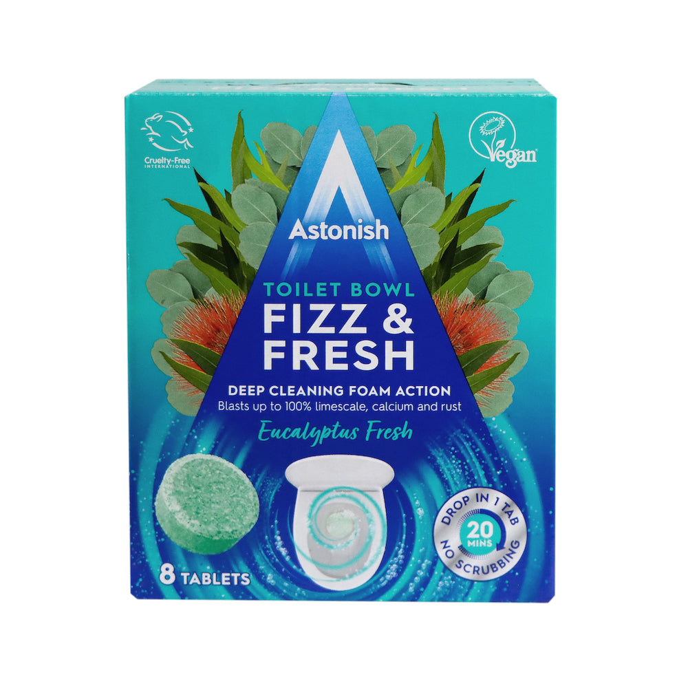 Astonish Toilet Bowl Fizz & Fresh 8pcs (Eucalyptus Fresh)