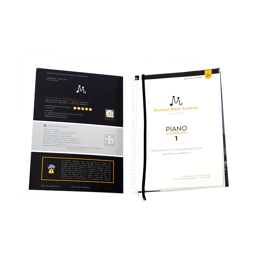 Play Like a Pro 初學者自學鋼琴書