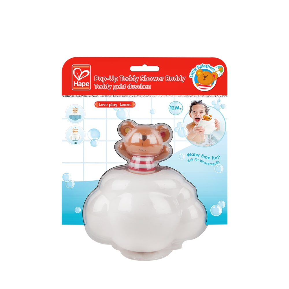 Hape Toys - Pop-Up Teddy Shower Buddy (12M+)