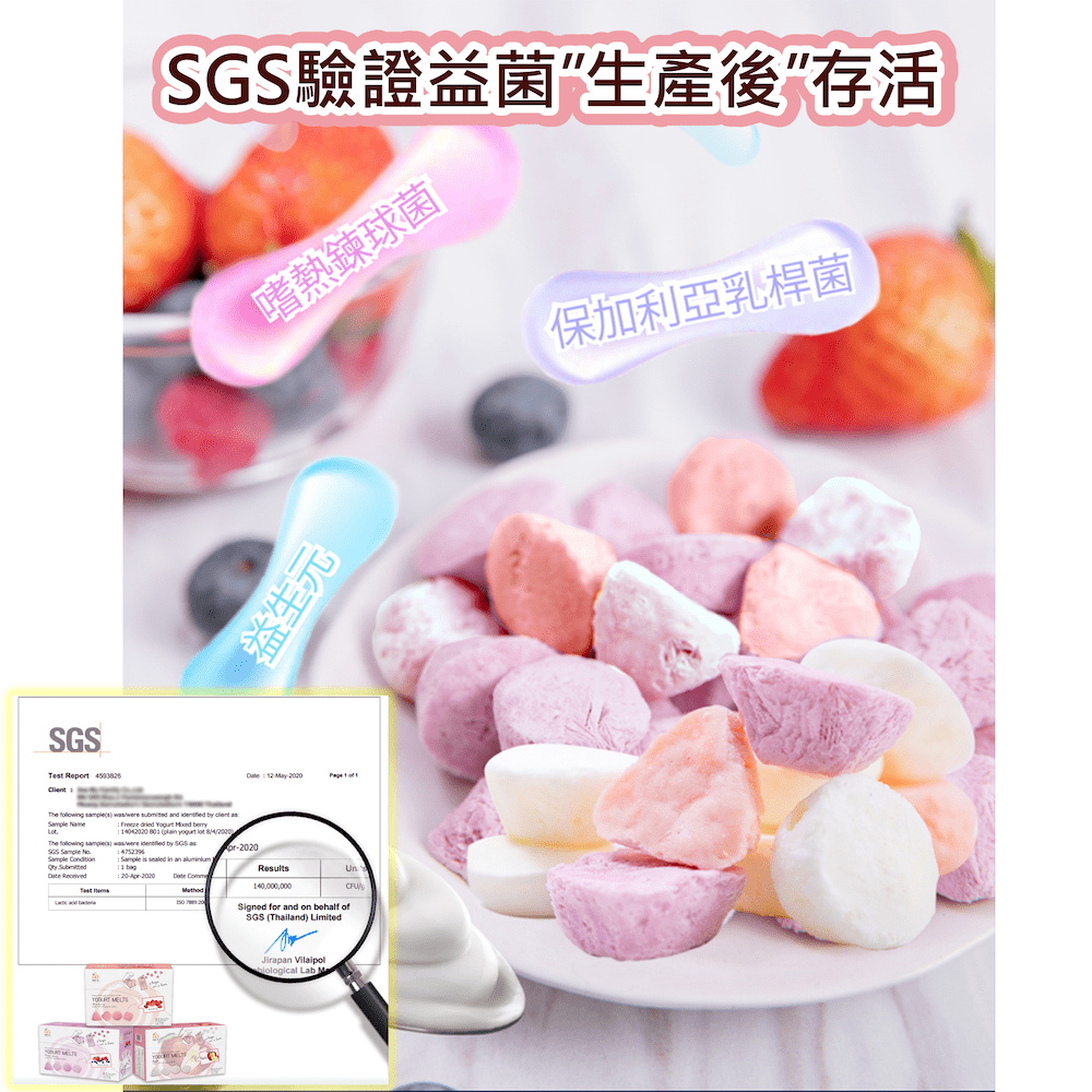 [BB] Wel-B Baby Freeze Dried Yogurts Mixed Strawberries Flavour 7g x 6