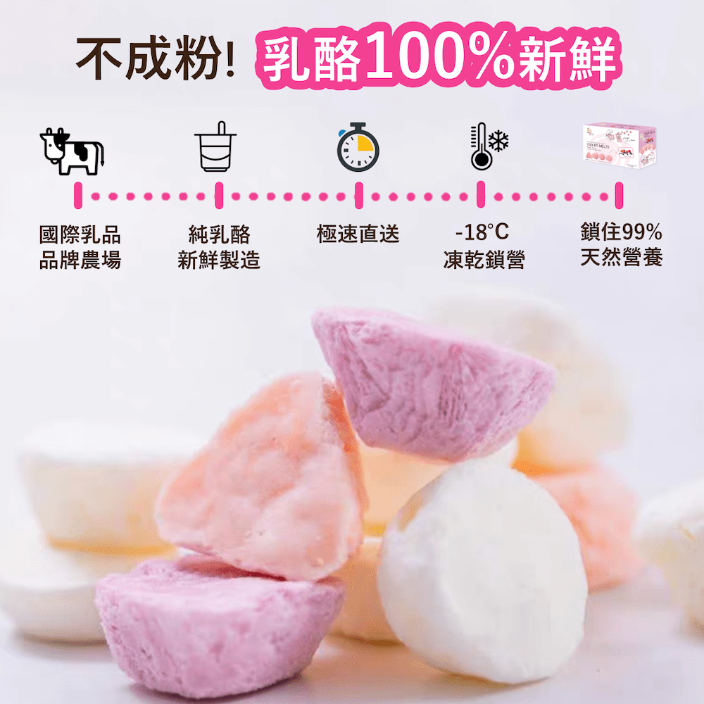 [BB] Wel-B Baby Freeze Dried Yogurts Mixed Berries Flavour 7g x 6