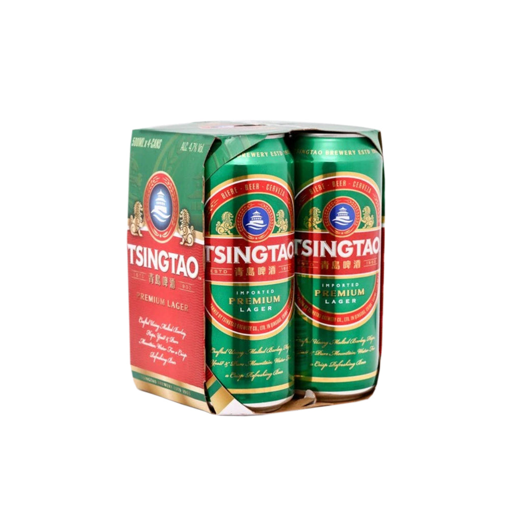 Tsingtao Beer 500ml X 4 Cans