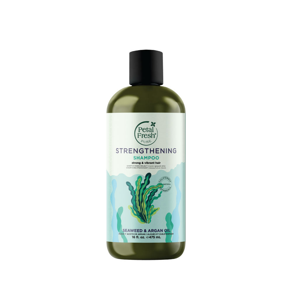 Petal Fresh Pure Strengthening Shampoo with Seaweed and Argan Oil 475ml