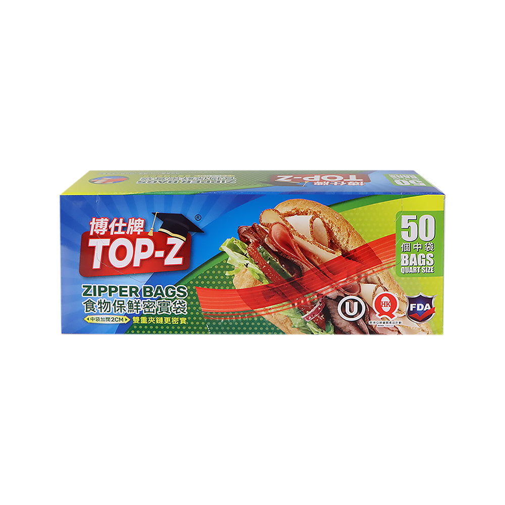 TOP-Z M-sized Zipper Bags 50 PCS