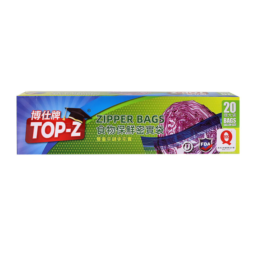 TOP-Z L-sized Zipper Bags 20 PCS
