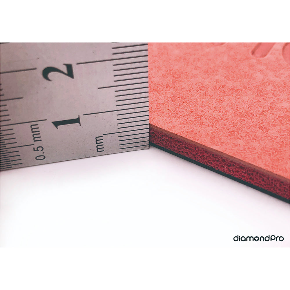 DiamondPro 浴室瞬效吸水珪藻土軟地墊 珊瑚紅 大碼