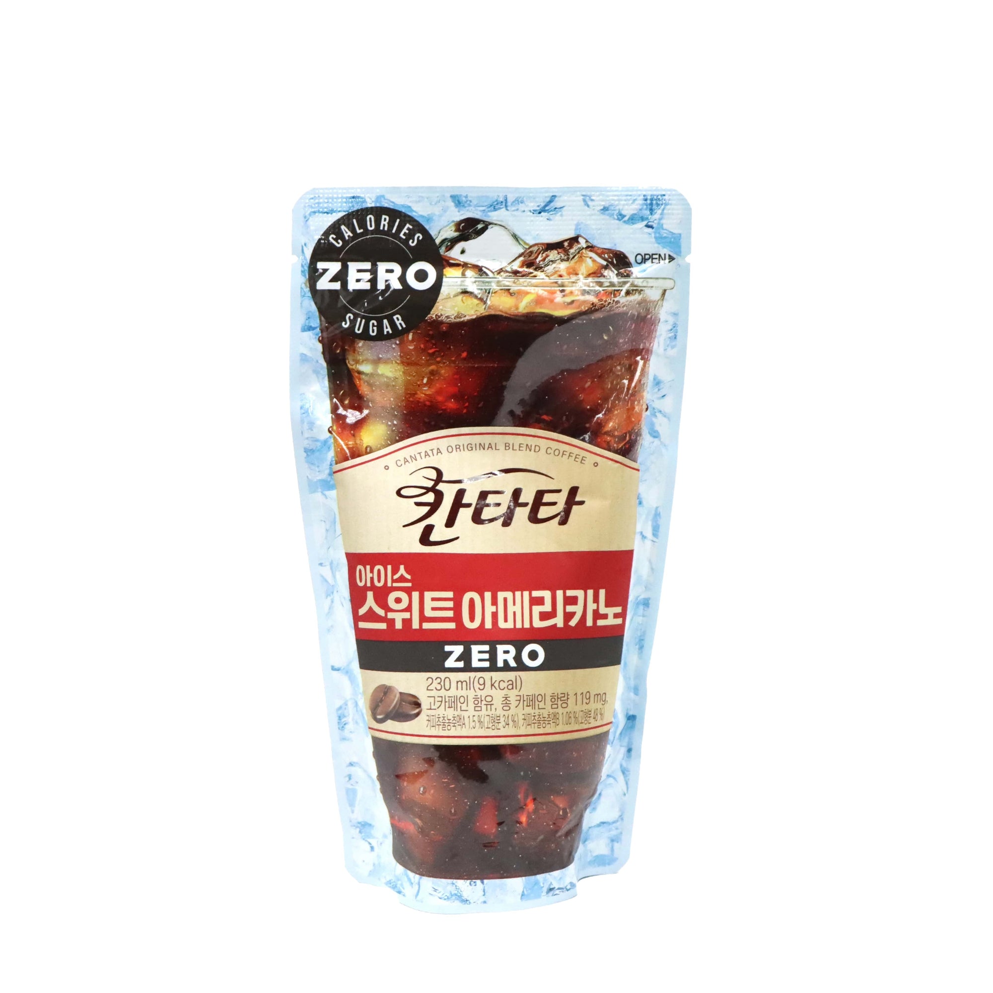 LOTTE CHILSUNG Cantata Instant Zero Iced Sweet Americano 230ml
