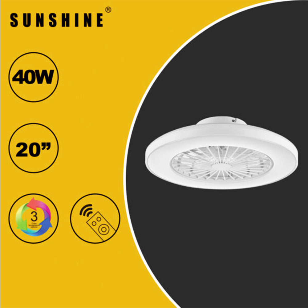 Sunshine CFDB2- 20寸  LED遙控鴻運風扇燈