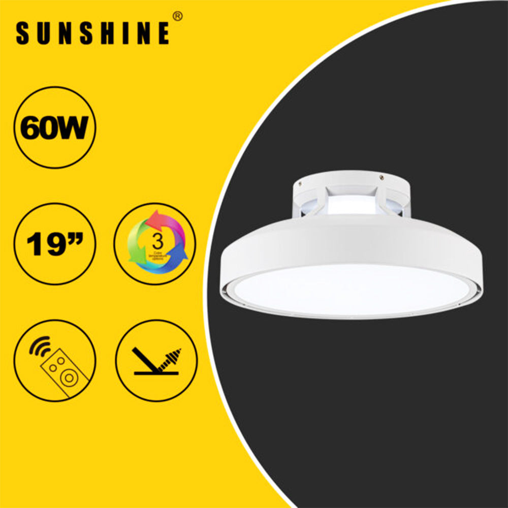 Sunshine CFEH-60W  防眩光LED無葉風扇燈