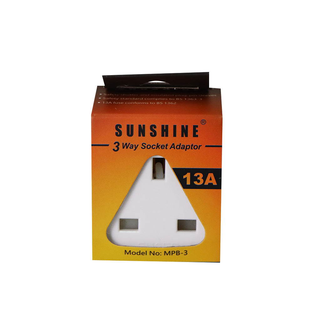 Sunshine MPB-3三位三腳萬能插座