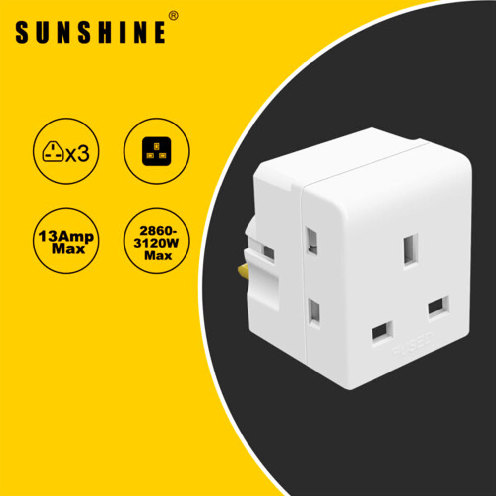 Sunshine MPB-3三位三腳萬能插座