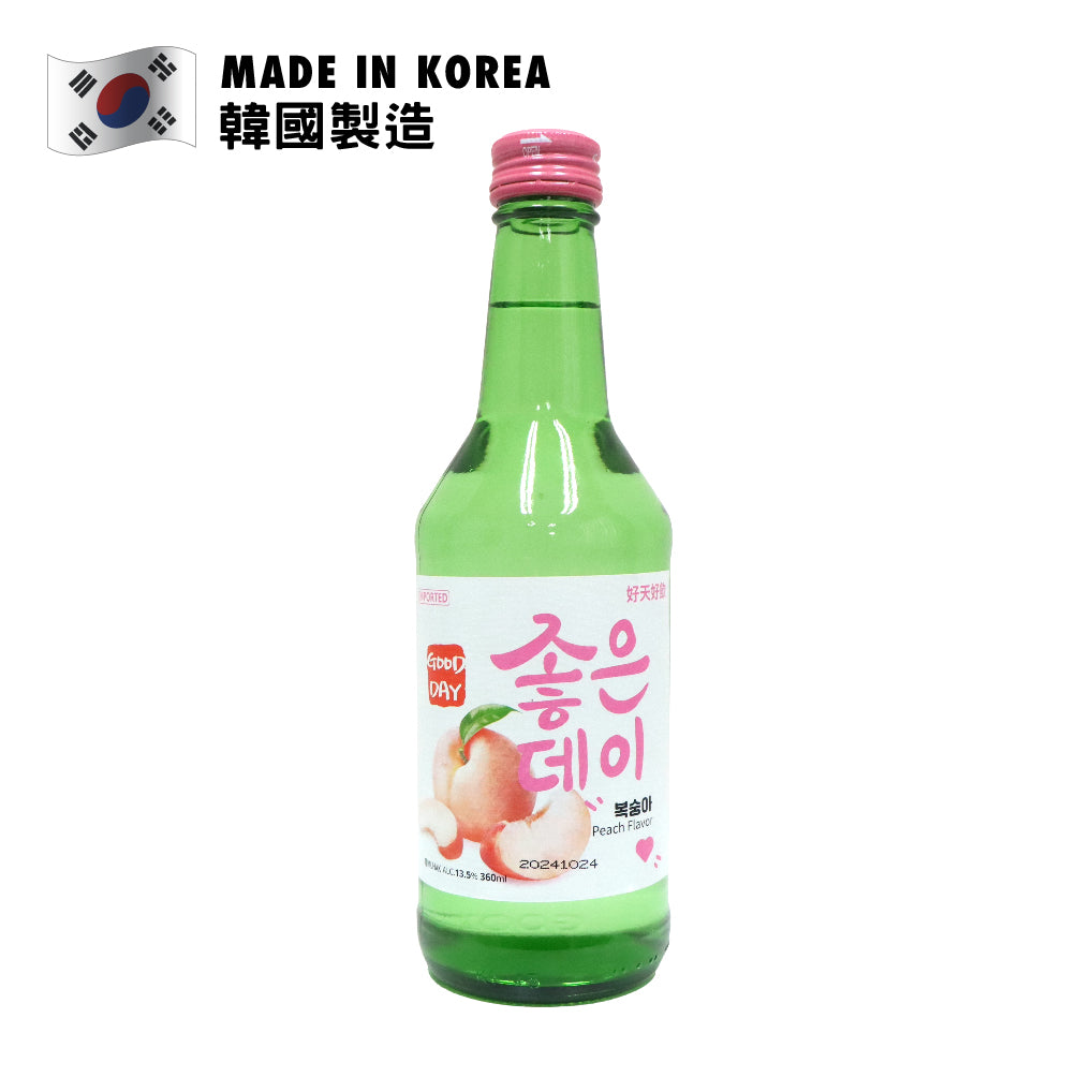 舞鶴好天好飲韓國燒酒 香桃味 360毫升