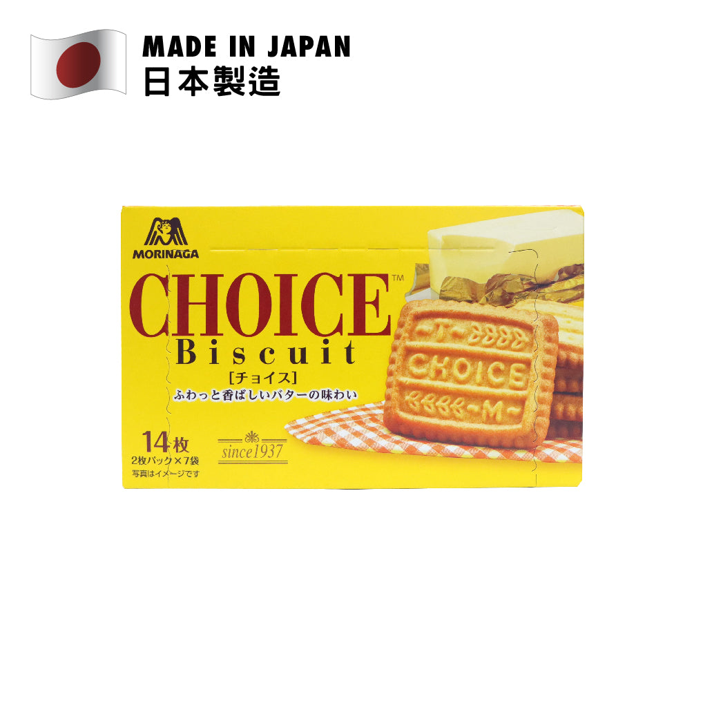 森永 CHOICE方型牛油餅乾 121克