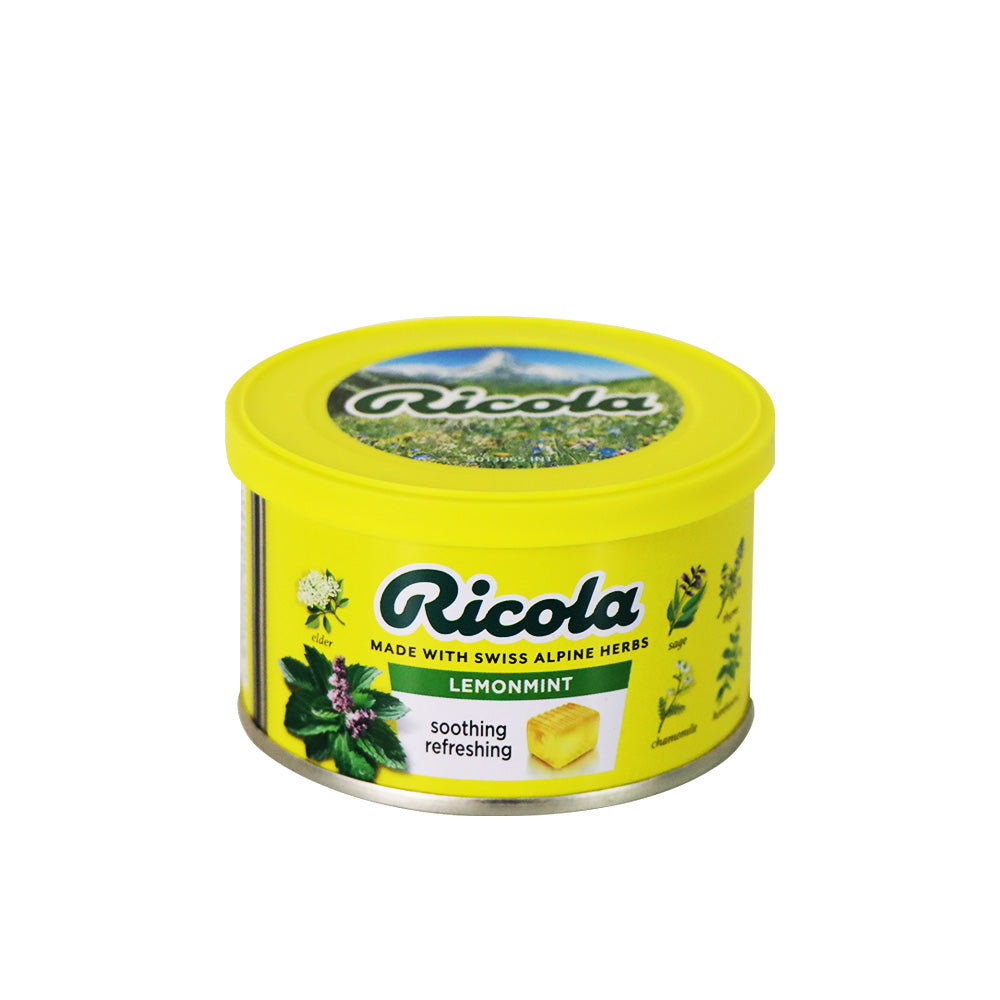 利口樂 鋁罐裝檸檬薄荷味香草潤喉糖 100克