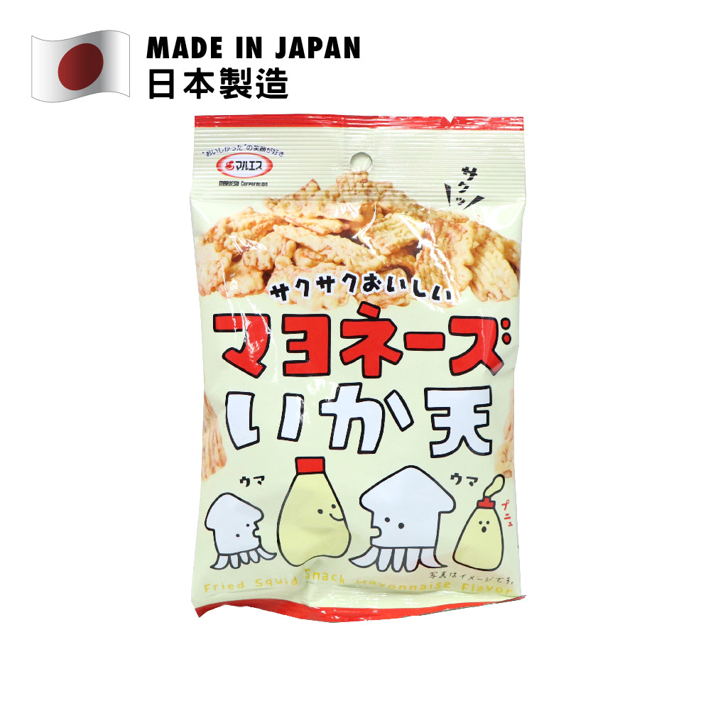 MARUESU Fried Squid Tempura Snack (Mayonnaise Flavor) 22g