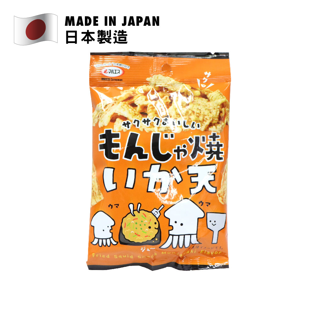 MARUESU Fried Squid Tempura Snack (Monjayaki Flavor) 22g