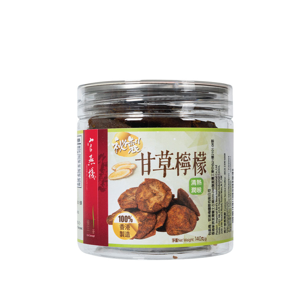 官燕棧 秘製甘草檸檬 140克