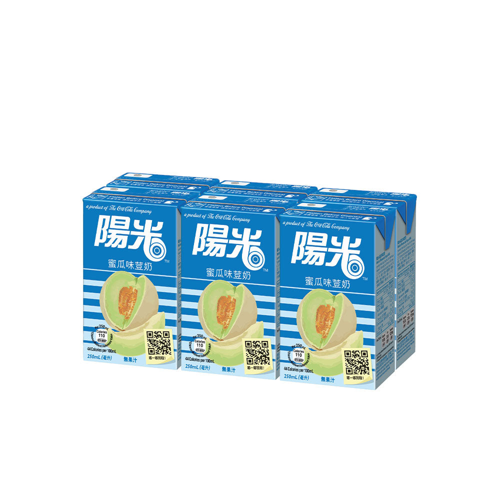 陽光 紙包蜜瓜味荳奶 250亳升 (6包裝)