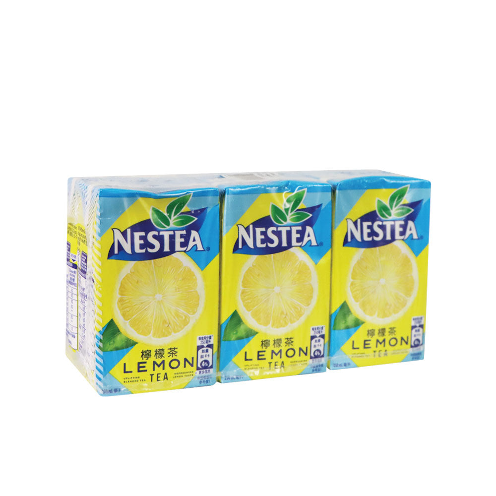 雀巢 檸檬茶紙包裝 250毫升 x 6，清爽茶飲，夏季消暑飲品，香港製造