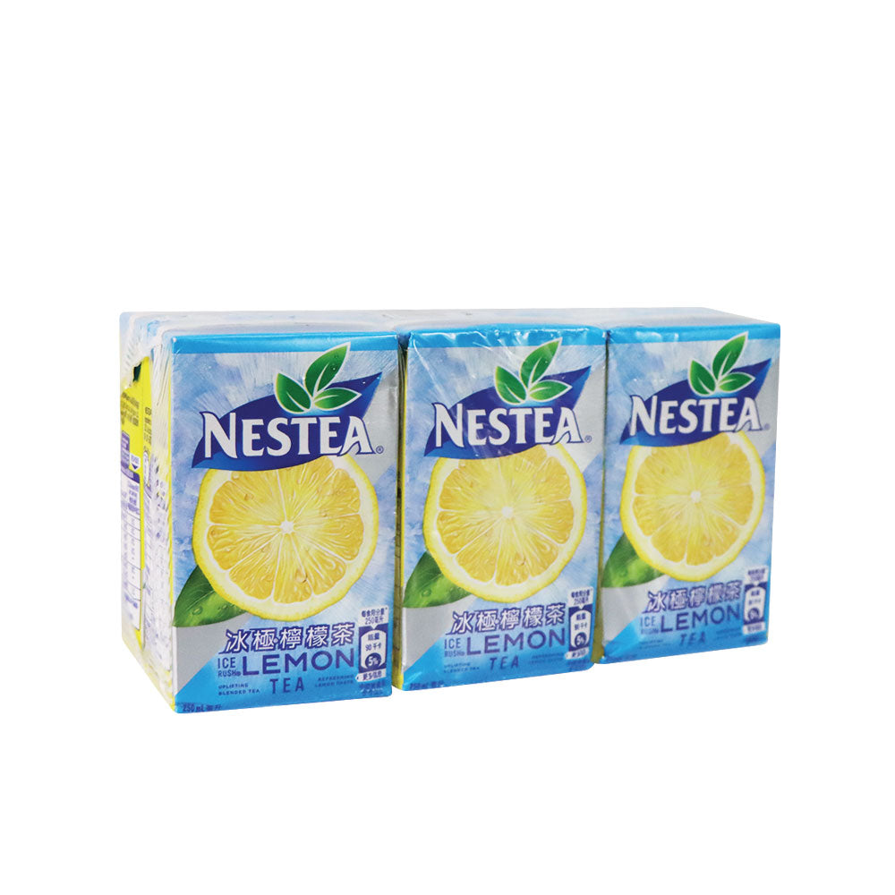雀巢 冰極檸檬茶紙包裝 250亳升 x 6，清新冰涼的飲品，完美消暑選擇。