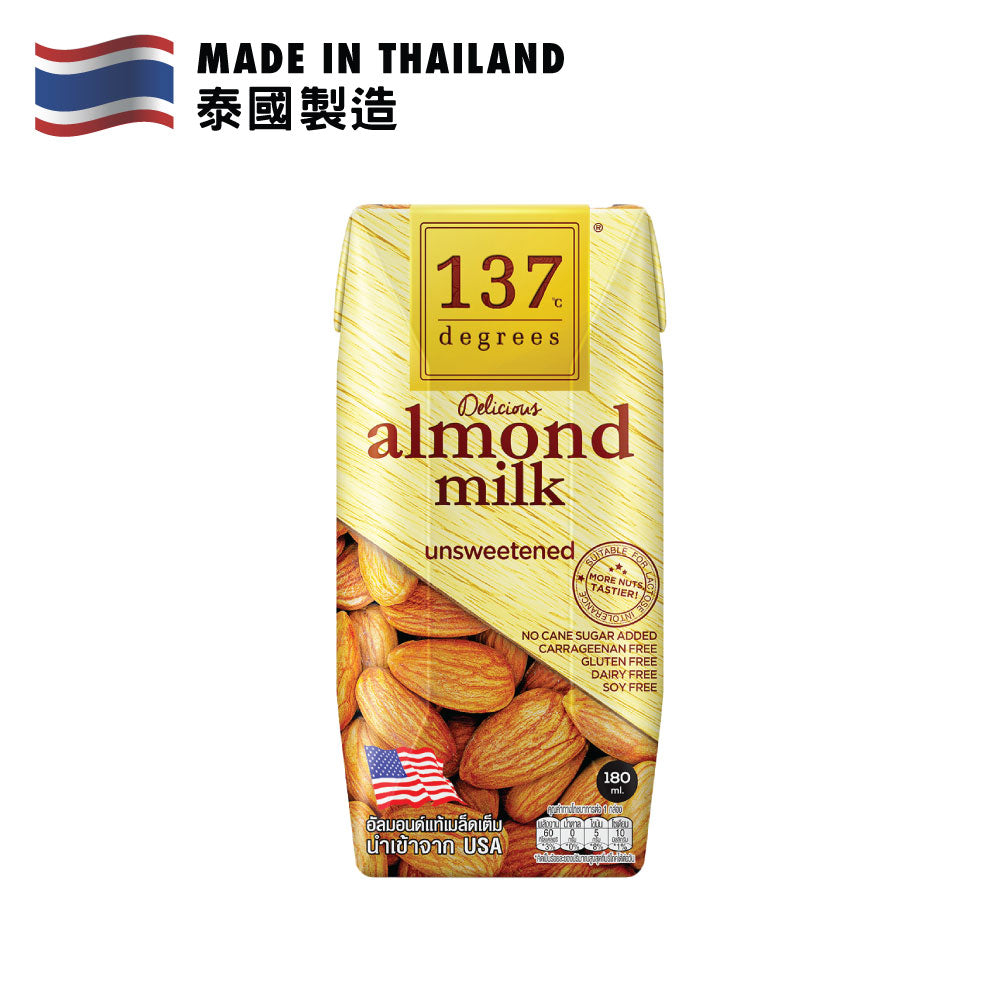 137°C degrees Unsweetened Almond Milk 180ml