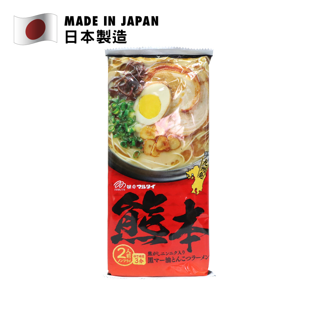 Marutai 熊本黑麻油豬骨拉麵 186克