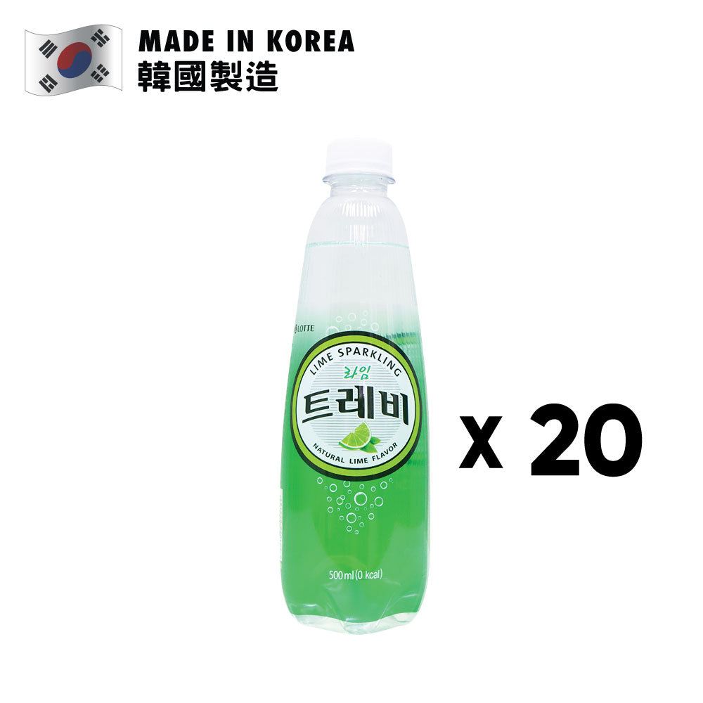 樂天 青檸味零卡無糖碳酸有汽水 500毫升 X 20瓶