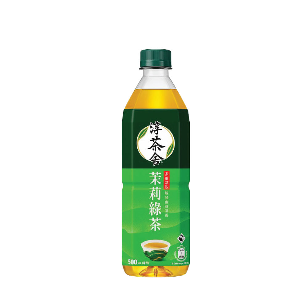 淳茶舍 銀毫苿莉綠茶飲料(無糖) 500毫升