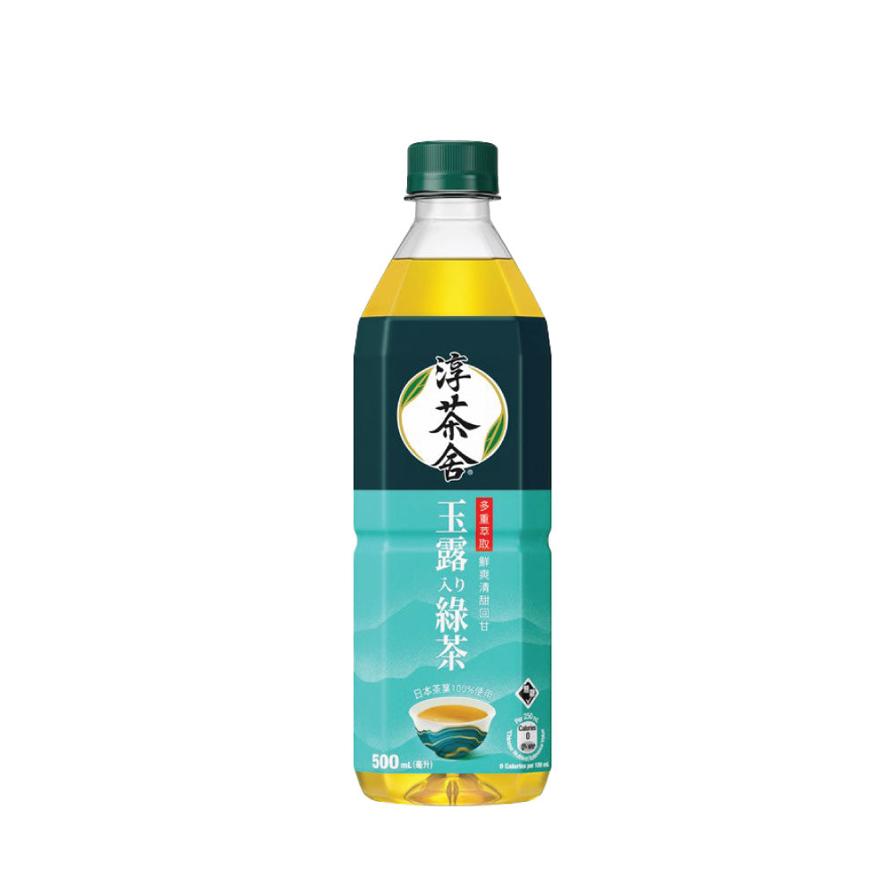 淳茶舍 玉露綠茶飲料 (無糖) 500毫升
