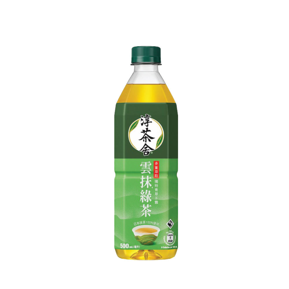 淳茶舍 雲抹日式綠茶飲料(無糖) 500毫升