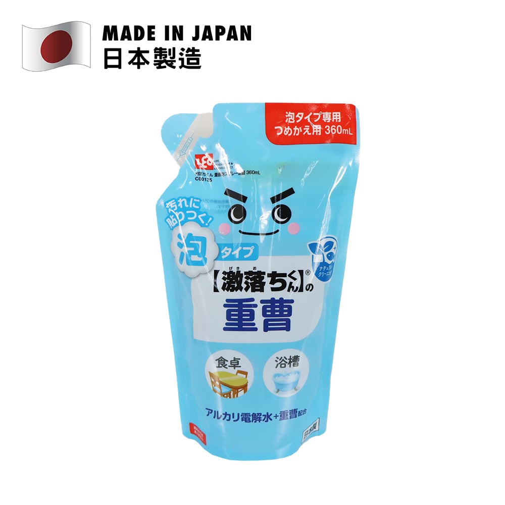 LEC 激落君梳打電解水清潔泡沫補充裝 360毫升