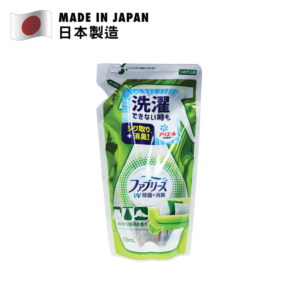 Febreze 風倍清 織物W綠茶除菌消臭噴霧 補充裝 320毫升