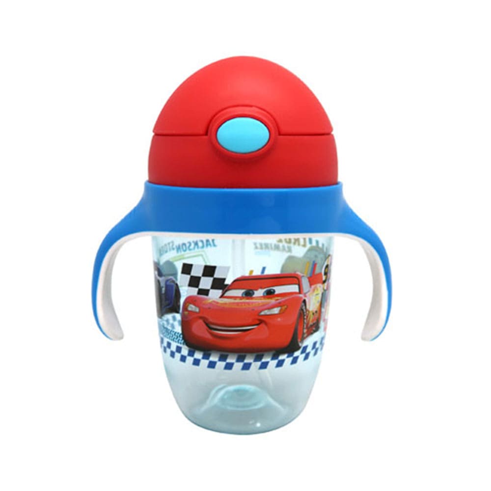 反斗車王 雙耳兒童膠杯連飲管(360毫升)