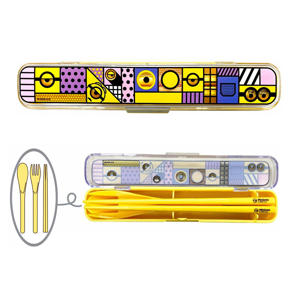 Minions Cutlery Set - Fork, Spoon & Chopsticks