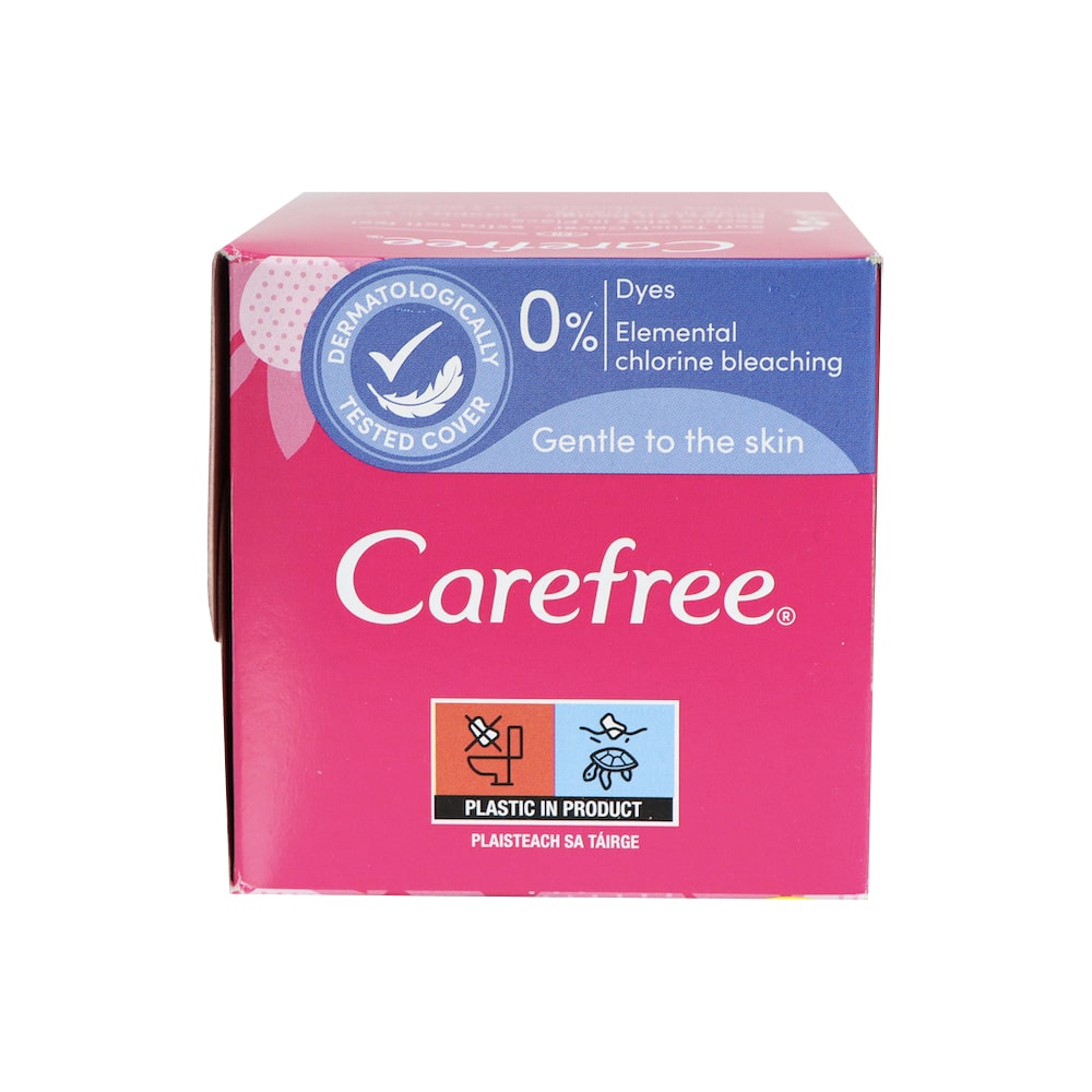 Carefree 嬌爽 3D透氣防漏護墊 20片獨立包裝 (清新花香) 包裝頂部