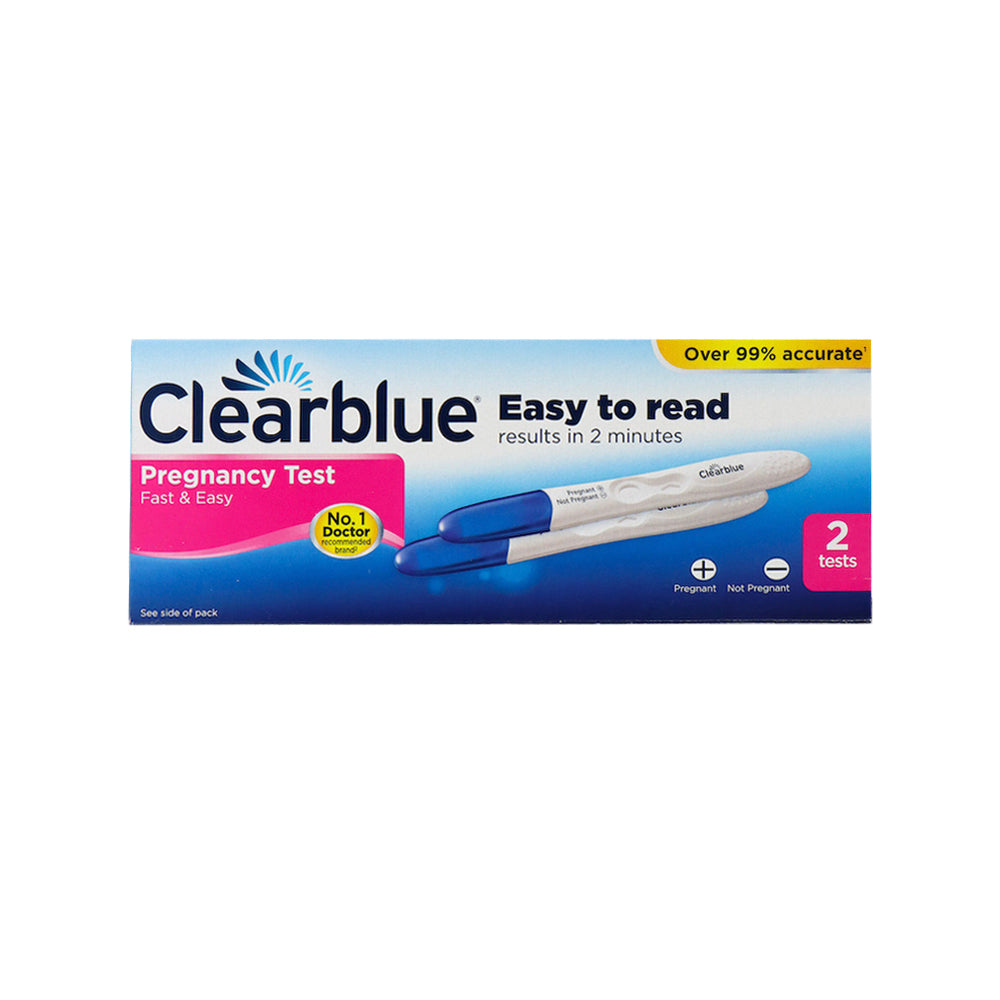 Clearblue 驗孕寶 即知驗孕棒 包裝背面