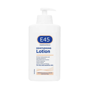 E45 補濕潤膚乳 包裝正面