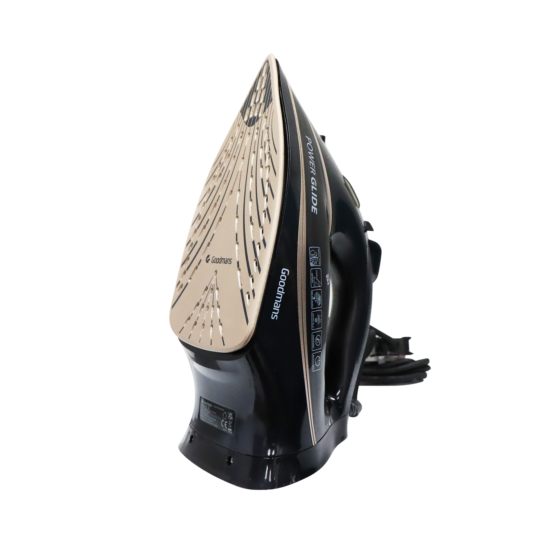 Goodmans 3100W Steam Iron with Non Stick Ceramic Soleplate